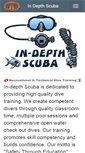 Mobile Screenshot of indepthscuba.com